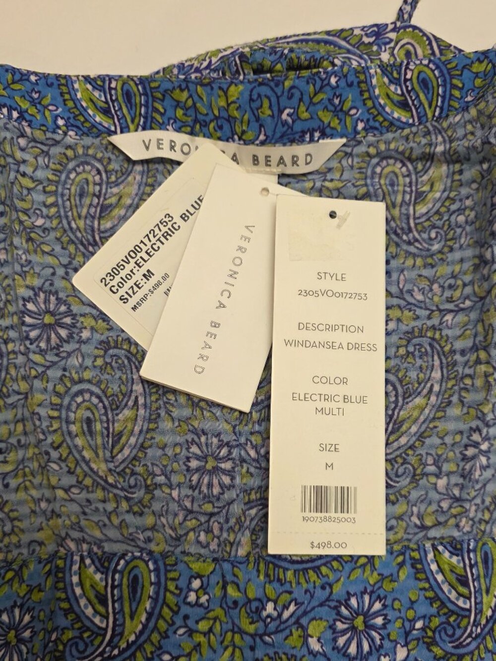 Veronica Beard Windansea Paisley Maxi Dress - Picture 11 of 16